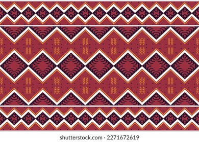Simple ethnic design patterns. traditional patterned vector It is a pattern geometric shapes. Create beautiful fabric patterns. Design for print. Using in the fashion industry.