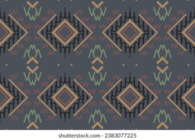 Simple ethnic design in the Philippines. Geometric ethnic pattern traditional Design It is a pattern created by combining geometric shapes. Create beautiful fabric patterns. Design for print.