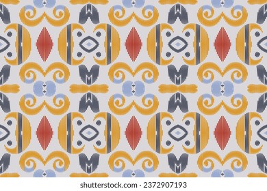 Simple ethnic design in the Philippines. Traditional ethnic patterns vectors It is a pattern created by combining geometric shapes. Create beautiful fabric patterns. Design for print.