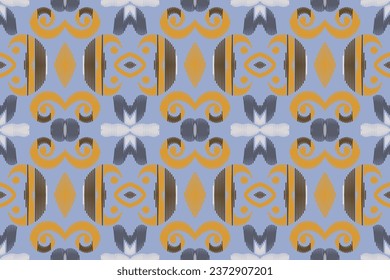 Simple ethnic design in the Philippines. traditional patterned wallpaper It is a pattern created by combining geometric shapes. Create beautiful fabric patterns. Design for print.