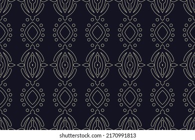 diseño étnico simple en el fondo de pantalla de Filipinas con flores diseño de arte tribal azteca negras y blancas aztecas Navajo para la industria textil de alfombras de papel de impresión