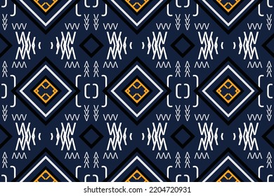 Simple ethnic design. traditional pattern African art It is a pattern created by combining geometric shapes. Design for print. Using in the fashion industry.