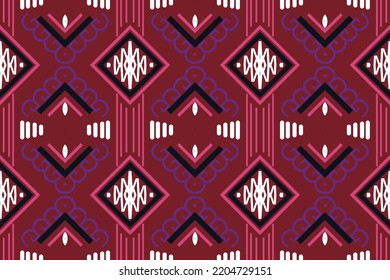Diseño étnico simple. fondo de patrón tradicional Es un patrón creado mediante la combinación de formas geométricas. Diseño para impresión. Usando en la industria de la moda.