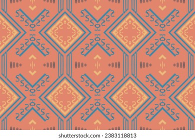 Diseño étnico simple. fondo de patrón tradicional Es un patrón creado mediante la combinación de formas geométricas. Crear hermosos patrones de tela. Diseño para impresión.