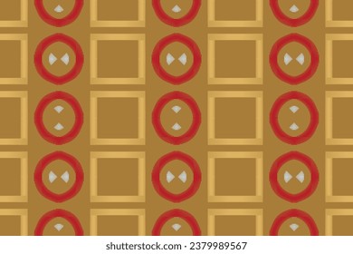 Simple ethnic design. traditional patterned vector It is a pattern created by combining geometric shapes. Create beautiful fabric patterns. Design for print.