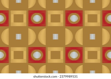 Simple ethnic design. Traditional ethnic patterns vectors It is a pattern created by combining geometric shapes. Create beautiful fabric patterns. Design for print.