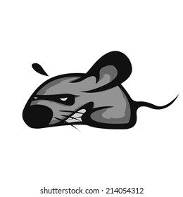 Simple Evil Gray Mouse / Rat