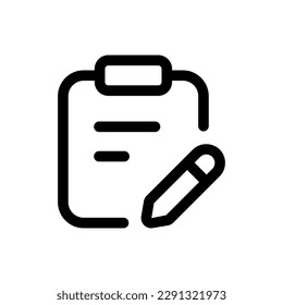 Simple Exam icon. The icon can be used for websites, print templates, presentation templates, illustrations, etc