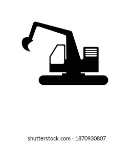 Icono de diseño del vector de excavación simple
