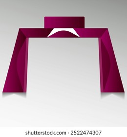 simple exhibition entrance gate design