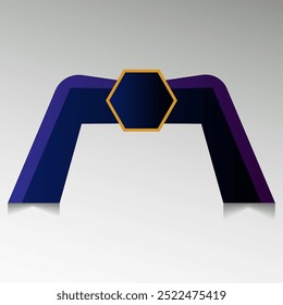 simple exhibition entrance gate design