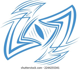 Diseño de logotipo de verificación visual simple, logotipo de juego