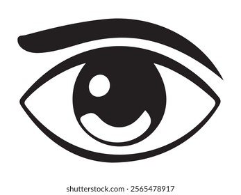 simple eye icons vector illustration