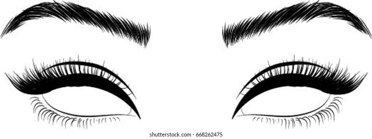 Simple eye look with eyeliner