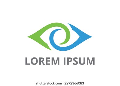 simple eye silhouette logo design for hospitality need such clinic, doctor or hospital. or any modern business  such tech who use lens or camera.