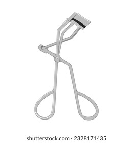 Simple eyelash curler, lash curler, vector material.