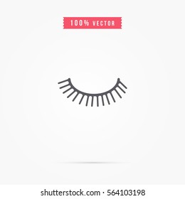simple eyelash icon
