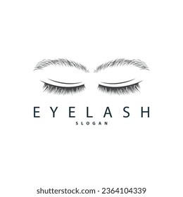 Symbol für einfaches Eyelash-Logo Minimalist Abstraktes Design-Tempel-Illustrationssymbol