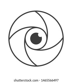 Simple eyes icon - vector