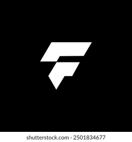 simple F letter logo design