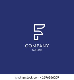 Diseño sencillo de logotipo de marca de fábrica o de letra