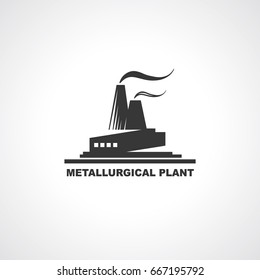 Simple Factory. Concept symbol for infographic project and logo