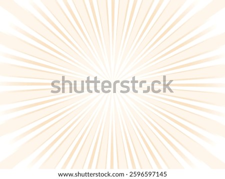 Simple, faintly radiating, concentrated line background_orange