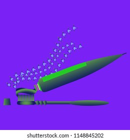 Simple fairy background dental tooth seamless.