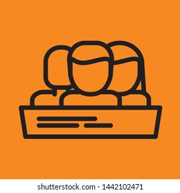 Simple family home icon. Universal home icon to use for web and mobile UI, set of basic home element