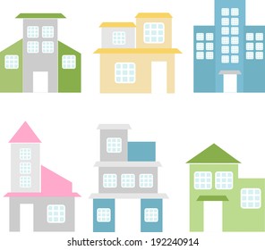 simple family house set