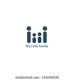 simple family vector, family logo design