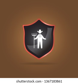 simple farmer icon
