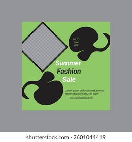 Simple Fashion Banner Template Design