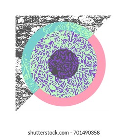 Simple Fashion Geometric Texture.
Vector Fashion Concept Geometric Texture with natural hand-drawn elements.
