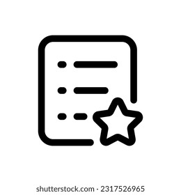 Simple Favorite icon. The icon can be used for websites, print templates, presentation templates, illustrations, etc