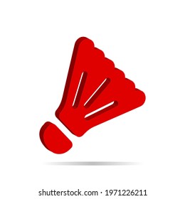 Simple feather ball illustration vector