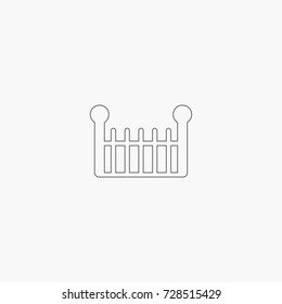 simple fence icon