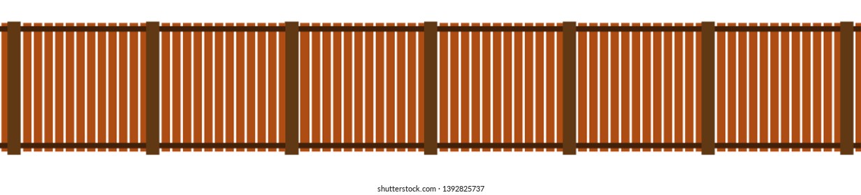 Simple fence vector icon eps10