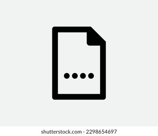 Icono de archivo simple. Texto de Word Letra de página Memo Símbolo de carpeta de papel de contrato. Mensaje en blanco de Office Business desde el cliente gráfico del vector de signos