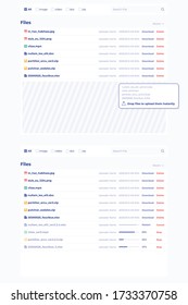 Simple file upload design template