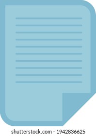 Simple file web icon mark