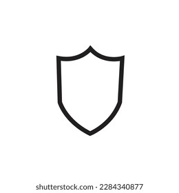 Simple filled heater shield icon.