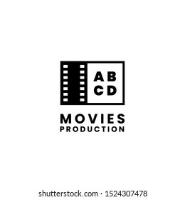 Simple Film Strip Logo Design Box Stock Vector (Royalty Free ...