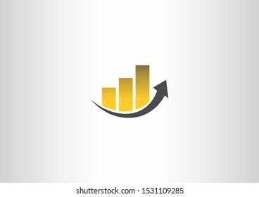 Simple Finance Acconting Logo. Marketing Logo Designs.