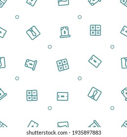 Simple Finance and Business Seamless Pattern Background