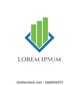 diseño de icono de finanzas simples vectores