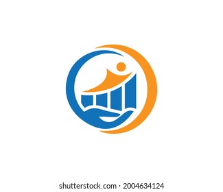 Simple Financial, Business  and investment Logo designs concept vector, Modern Finance logo designs.