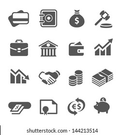 Simple Financial Icons.