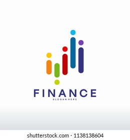 Simple Financial and investment Logo designs concept vector, Modern Finance logo designs