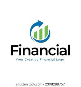 Simple Financial and investment Logo designs concept vector, Modern Finance logo designs isolated on white background